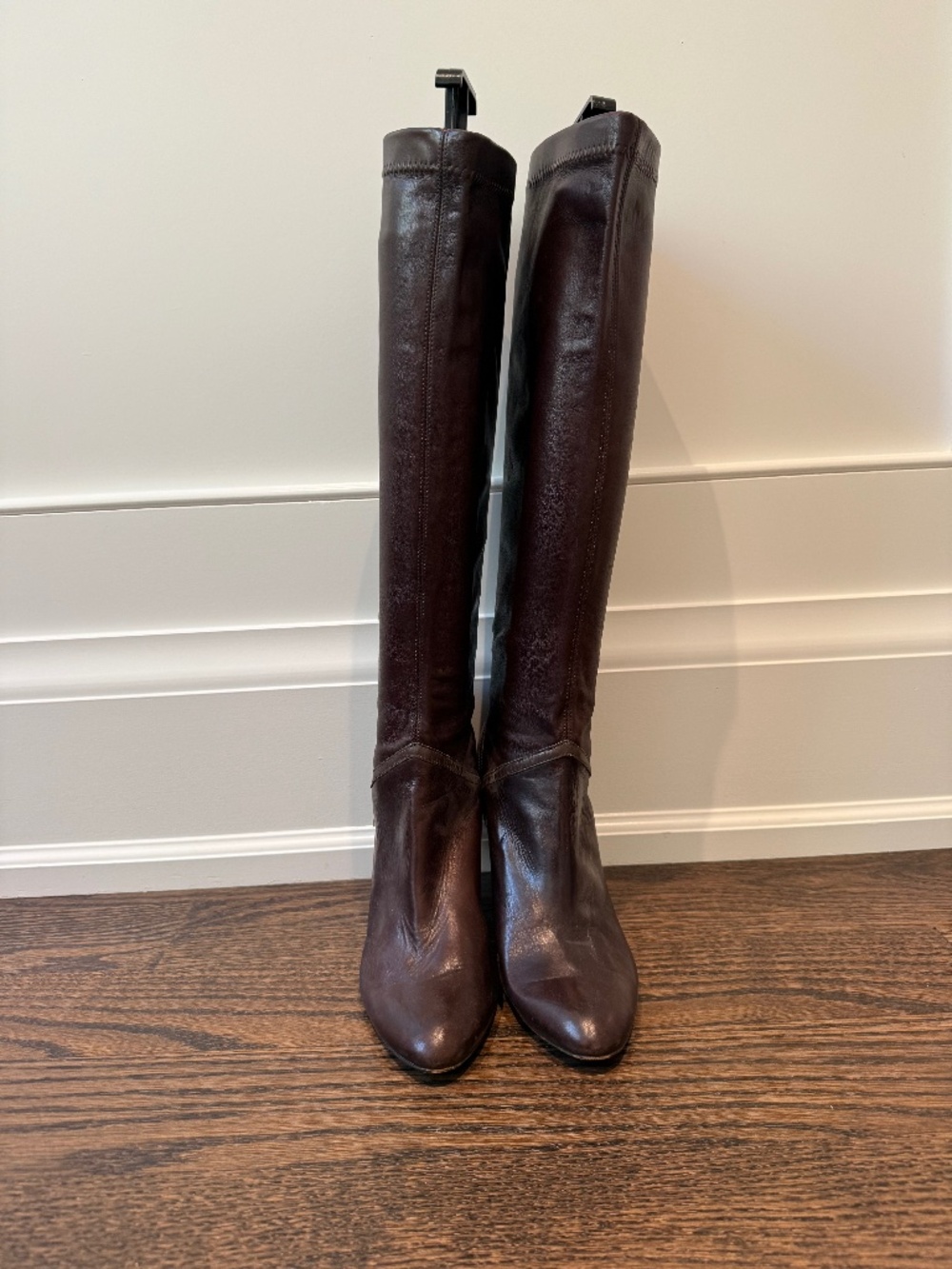 Cole Haan Brown Leather Heeled Knee Length Boots